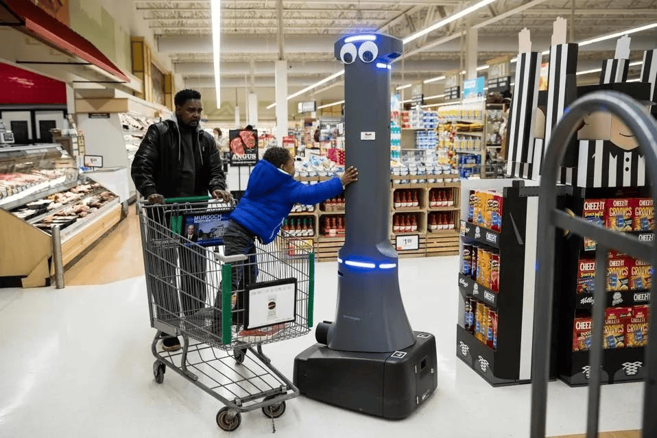 Figure 7: AI robots at Kroger (Forbes)