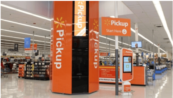 Figure 5: pickup towers at Walmart