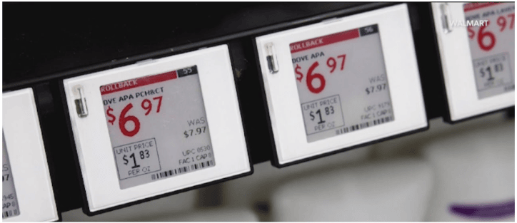 Figure 8: digital price tags