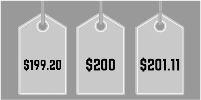 Figure 2: an example of clarity pricing