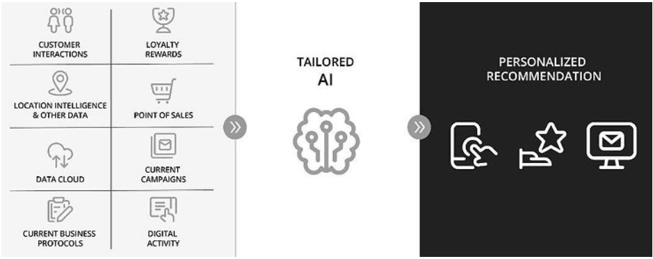 Figure 5: an example of personalized AI recommendation for retailers (ZS)