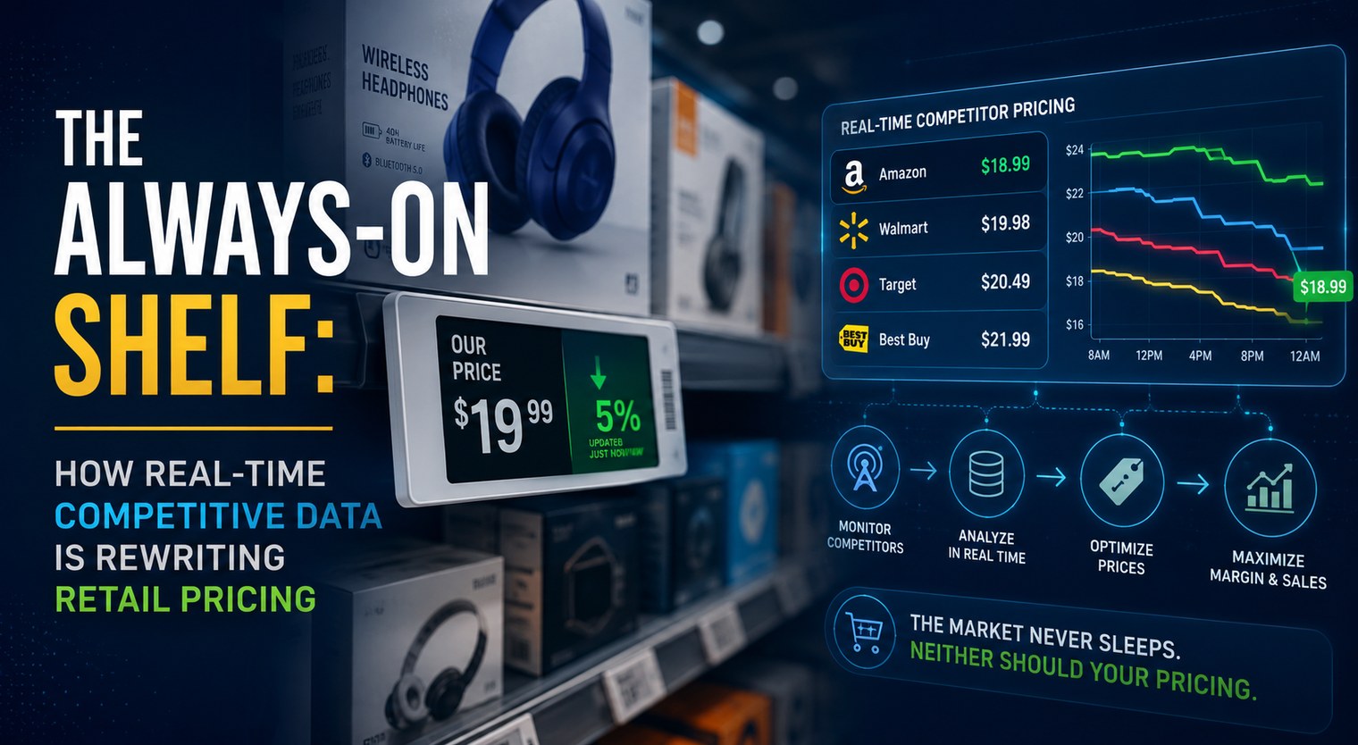 The Always-On Shelf — real-time competitive pricing data
