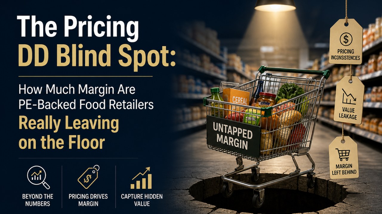 The pricing DD blind spot — how much margin PE-backed food retailers leave on the floor
